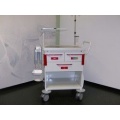 Intensive Care Trolley with drawers and storage area